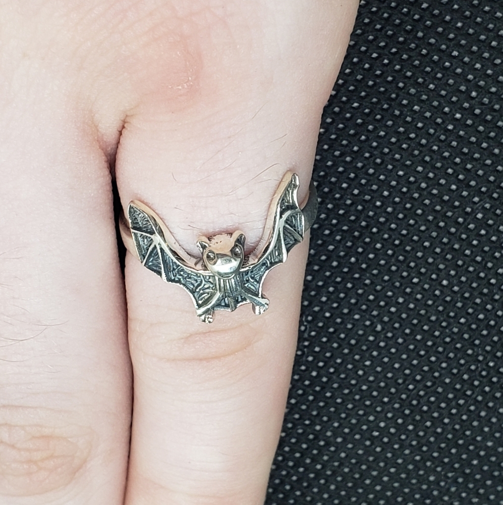 Bat Ring - 925 Silver - Picture 3 of 10